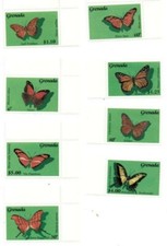 Grenada 1989 - Butterflies - Set Of 8 Stamps - Scott #1756-63 - MNH