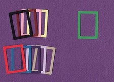 FRAME 1 small die cuts scrapbook cards