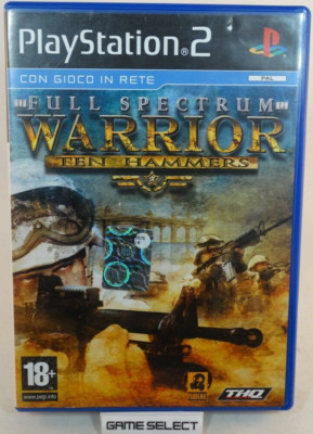 FULL SPECTRUM WARRIOR TEN HAMMERS SONY PS2 PLAYSTATION 2 PAL ITALIAN COMPLETE