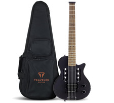 Traveler Guitar Eg-1 Blackout Matte Black Electric Guitar | Small Electric Guita