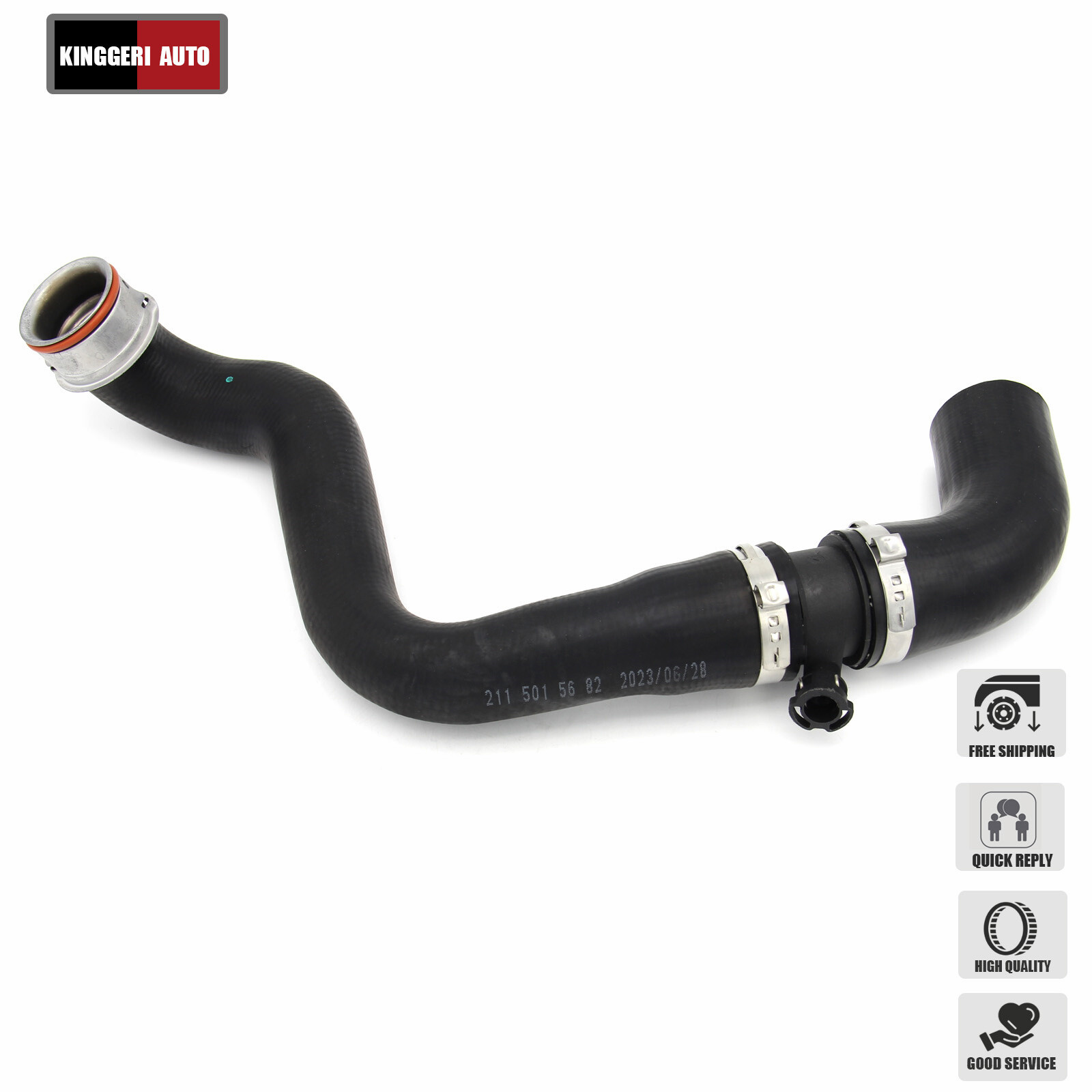 Mercedes CLS500 E500 2003-2006 Radiator Upper Hose 2115015682