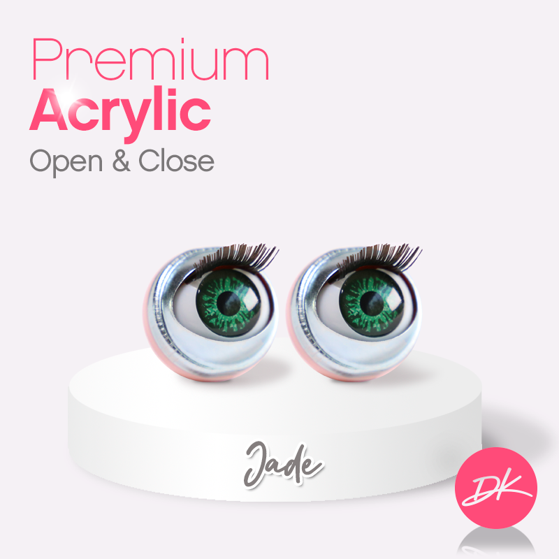 Jade Blinking Doll Eyes for 18''dolls|American girl doll|Brown