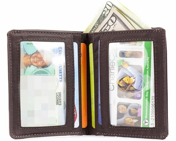 Cartera grande delgada Metro plegable  Foto 2 de 4