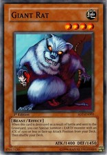 Yu-Gi-Oh TCG Giant Rat SD7-EN003 1st Edition Regular Common Card LP-NM