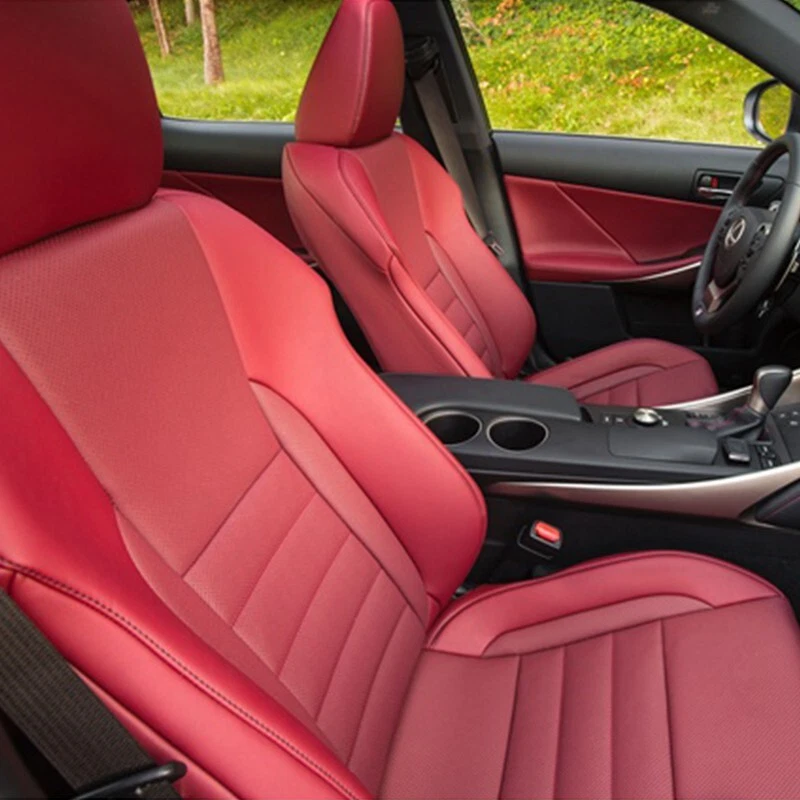 FOR 2010-2024 LEXUS IS200 MOTOPTES CUSTOM CAR SEAT LEATHER COVERS FULL SET - Image 3 of 4