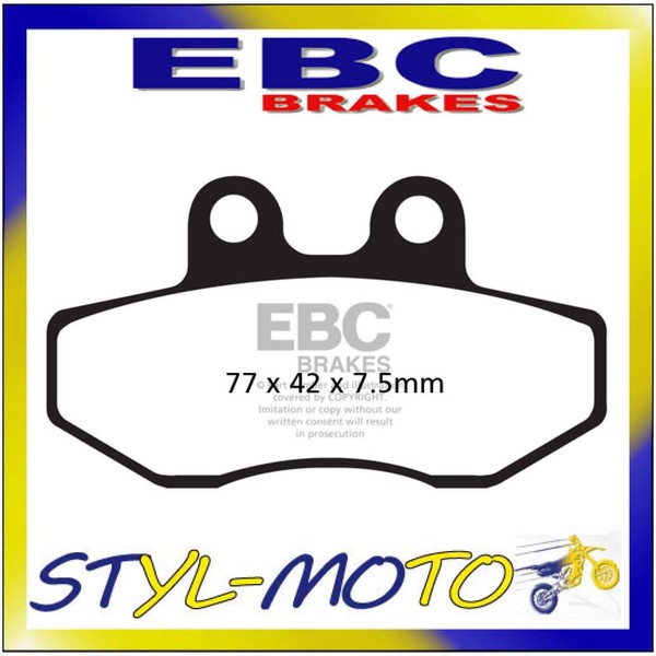 FA167HH BeläGe Sinter Vorne Links Ebc Gilera Gp 50 2002-2003-image