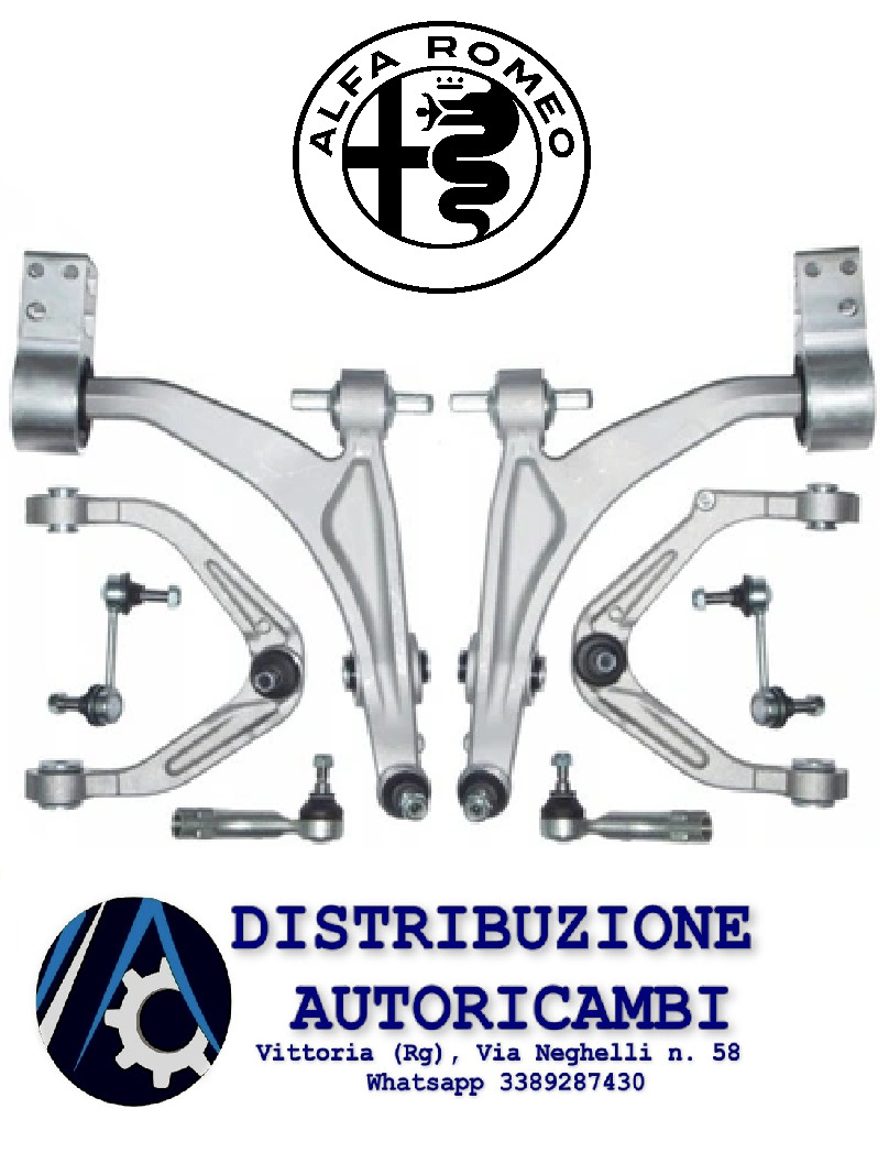 AOQ BRACCIO BRACCETTO OSCILLANTE SX SUPERIORE ALFA ROMEO 159 BRERA SPIDER 2005-2012 AOQ BRACCIO BRACCETTO OSCILLANTE SX SUPERIORE ALFA ROMEO 159 BRERA SPIDER 2005-2012