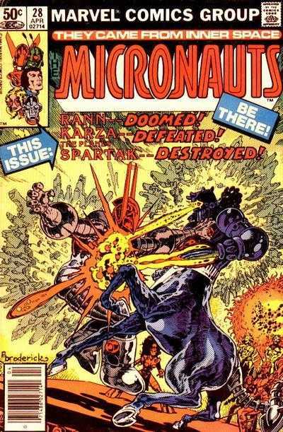 THE MICRONAUTS (1979) #28 Back Issue
