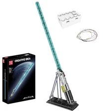 Mould King 10139 Glowing Blue Lightsaber LED Building Block Toy Set Star Wars