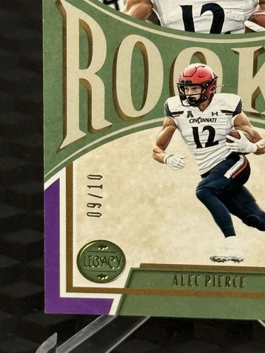2022 Panini Legacy Alec Pierce #197 /10 - Picture 4 of 6