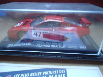 Macheta Ferrari BB512 24h Le Mans 1981 - IXO/Altaya 1/43, 1:43