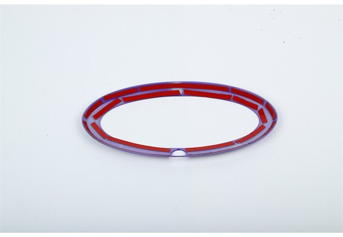 Purple ABS Front Grille Center Logo Emblem Badge Ring Trim For Ford F150 2021-23 - Picture 11 of 11