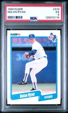 1990 FLEER #313 NOLAN RYAN PSA 5