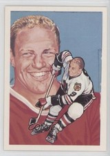 1987 Cartophilium Hockey Hall of Fame Bobby Hull #242 HOF 3y4