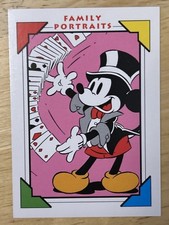 Magician Mickey  (1937). 1991 Family Portraits Impel Disney Card #110 (NM)