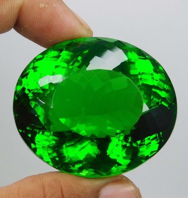 Certified 316.10 Ct Natural Rare Green Peridot   Oval Cut Loose Gemstone