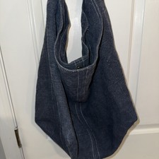 Juju&co  Sydney Australia XLarge Bag 21x18  Blue Jute
