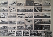 38 Sammelkarten Junkersarbeit Qualit&auml;tsarbeit, Junkers Flugzeug- u. Motorenwerke