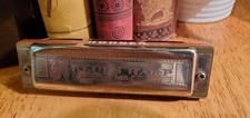 Vintage Hohner Blues Harp MS Harmonica Germany 10 Hole Used Sounds Great