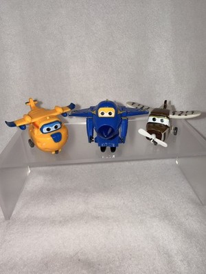 Super Wings Transforming Lot 3 Planes Jerome Bello Donnie Airplanes 3in