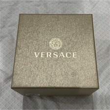 Versace VEBN00418 Women’s Quartz 34mm Gold Steel Red/Blue Leather Watch Box