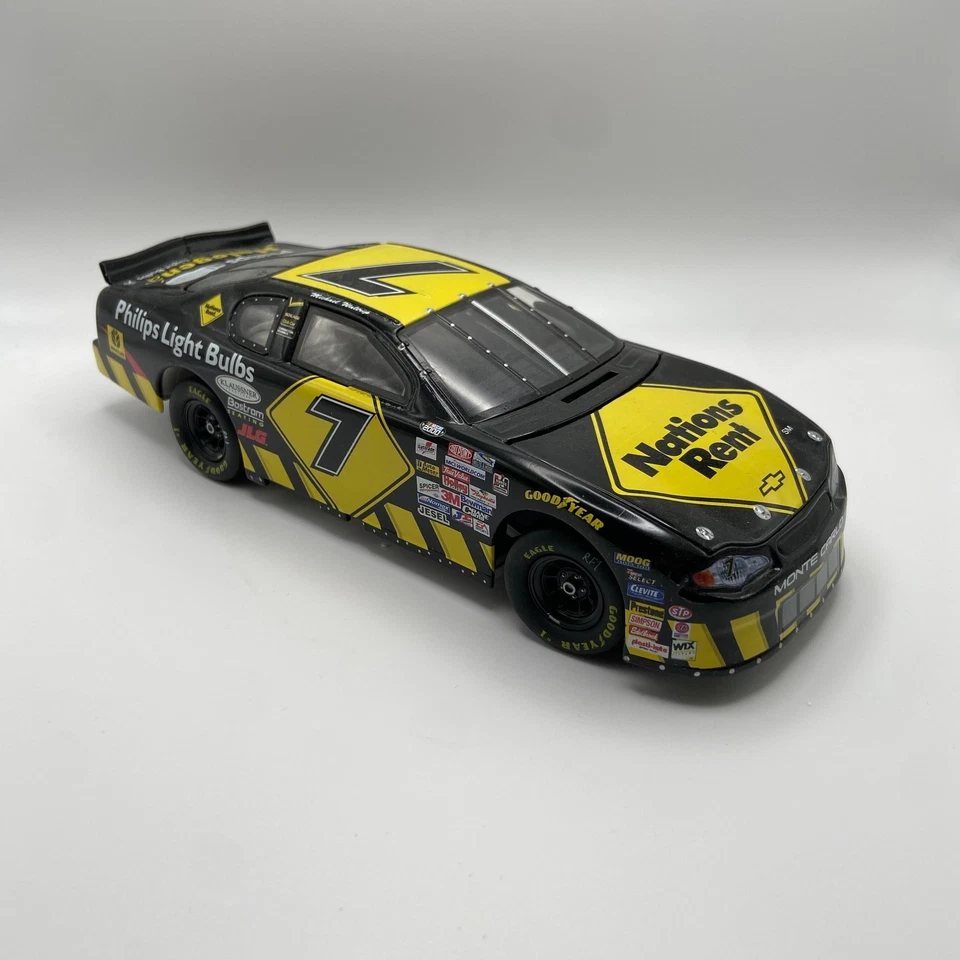 NASCAR 风火轮船员选择 | Michael Waltrip #7 | 国家租赁 | 1: 24 比例 — 第 3/4 张图片