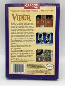 Code Name: Viper (Nintendo Entertainment System, 1990) NES, w/ Box & Manual