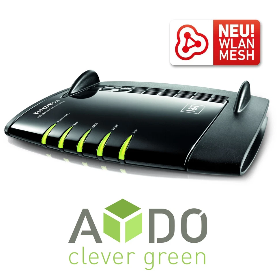 AVM FRITZBox 7560 Homeserver VDSL DSL Modem 4-Port Gigabit MESH WLAN Router