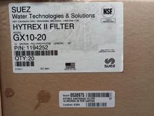 SUEZ 1194252 Hytrex II 10 Micron Filter Cartridge 20" GX10-20 (Box Of 20)