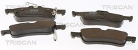 Triscan Bremsbelagsatz, Scheibenbremse Hinterachse U.A. FüR Daihatsu, Toyota