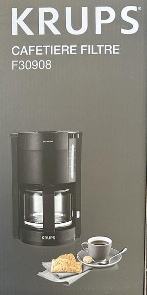 Krups F30908 Pro Aroma Filterkaffeemaschine Glaskanne Kaffeemaschine 10 Tassen-image