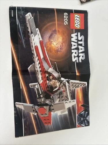 LEGO Star Wars: V-Wing Fighter (6205) Complete + Minifigure + Instructions