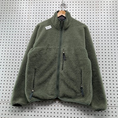 Vintage Patagonia Sherpa Jacket Mens Medium Army Olive Green Deep