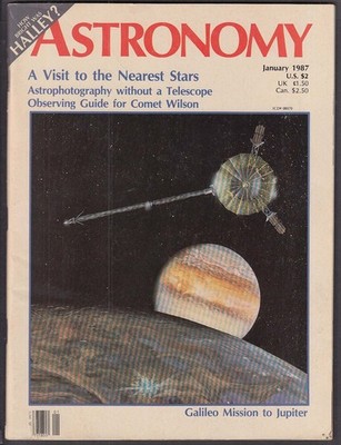ASTRONOMY Comet Wilson Halley Jupiter Galileo Quadrantids Camelopardalis 1 1987