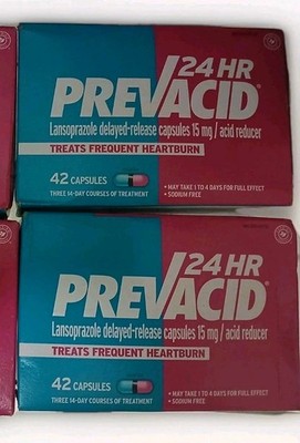 Prevacid  Acid Reducer  42 X 2 Capsules Each Box Exp. 1 27+