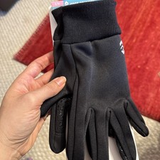 Lightweight Touch Screen Gloves BLACK Ladies Size S/M