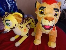 Lote de Peluche Rey León Guardia León KION Talking Roars 12" y Estampilla Fuli Disney