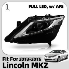 For 2013-2016 Lincoln MKZ Full LED Headlight  Assy W/ AFS Projector Left Driver