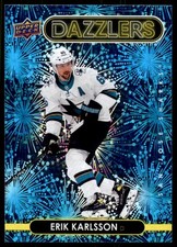 2021-22 Upper Deck #DZ-87 Erik Karlsson Dazzlers Blue