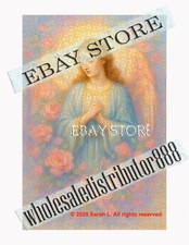 1000 piece jigsaw puzzle Devotional angel floral spiritual floral