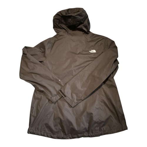 North Face Jacket Womens XL Black Rain Waterproof Hooded Outdoor Hiking Coat - Picture 2 of 6