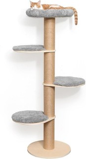 Cat Scratching Tree Cat Climbing Tower With Scratching Post Cat Tree Beige