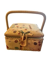 VINTAGE 1990's PADDED SEWING KIT and Pin Cushion ALLARY CORPORATION