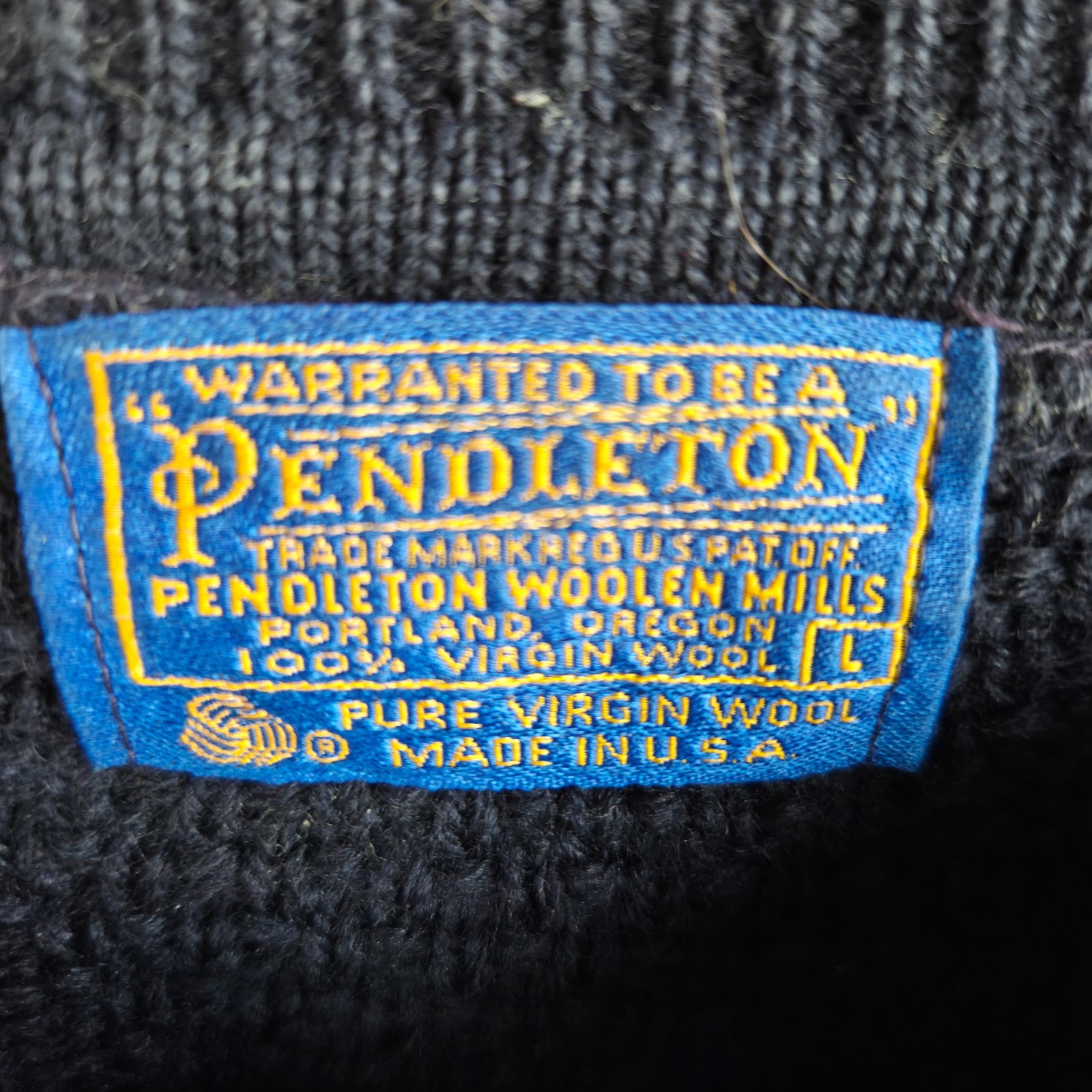 Pendleton Sweater Men L Multicolor Fair Isle Cabl… - image 8