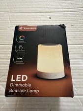 Elecstars Touch Bedside Lamp with Bluetooth Speaker - Dimmable Multi-Color Light