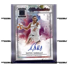 2025 Panini Impeccable WNBA - Watercolors #WC-SS Satou Sabally Auto 34/99 