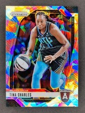 2024 Panini WNBA Prizm TINA CHARLES Silver Ice Prizm #36 Atlanta Dream (B)