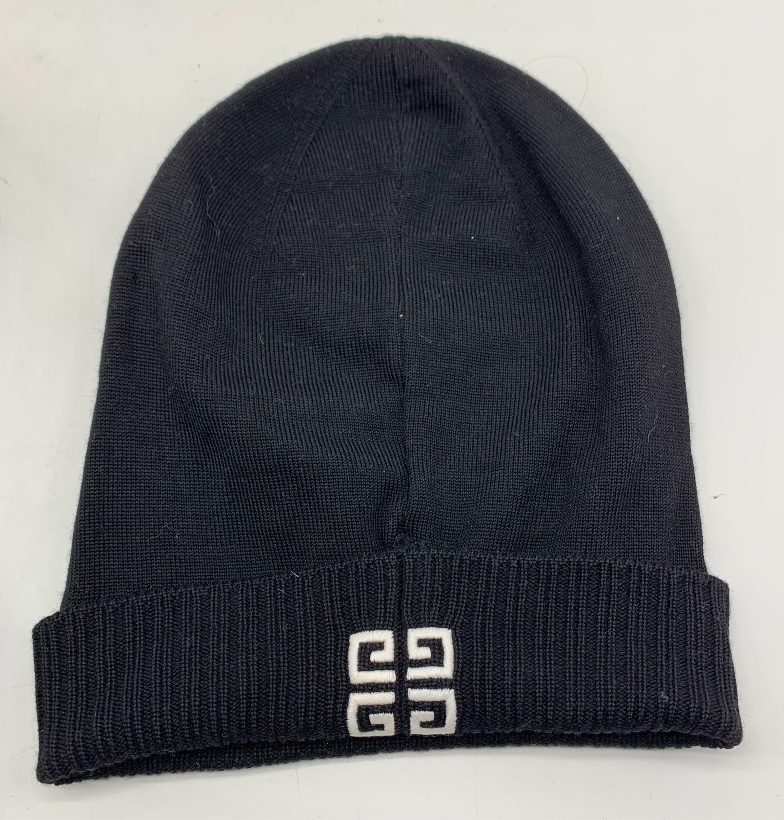 GIVENCHY Ribbed Wool Embroidered Logo Beanie - image 3