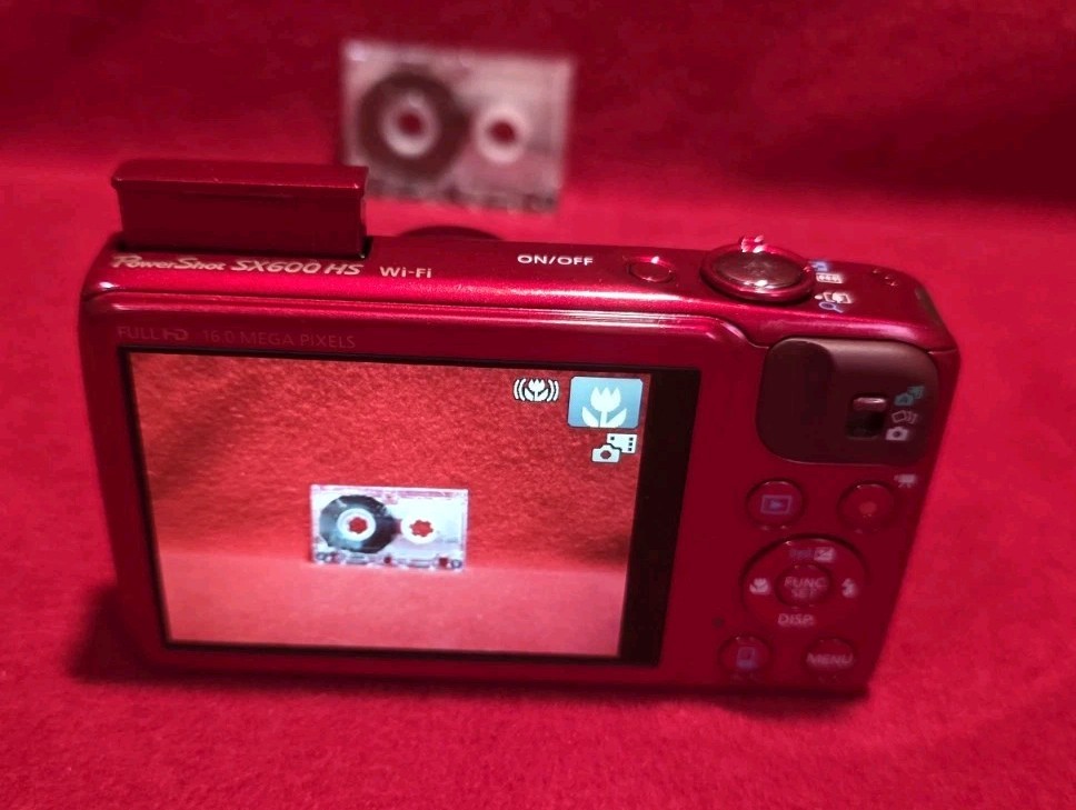 Canon PowerShot SX600 HS 16.0MP Digital Camera - Red for sale