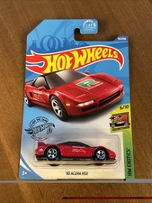 2020 Hot Wheels #163 HW Exotics 6/10 '90 ACURA NSX Red w/Chrome 5 Spoke Wheels